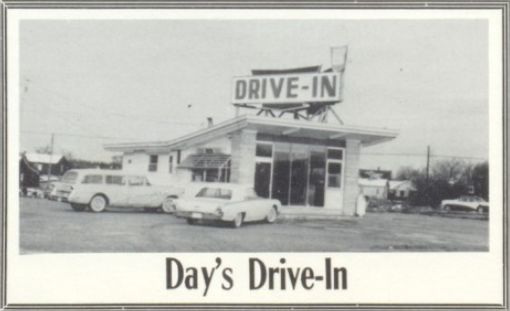 Days Drive-In (Bobs Drive-In) - 1960S Yearbook Ad (newer photo)